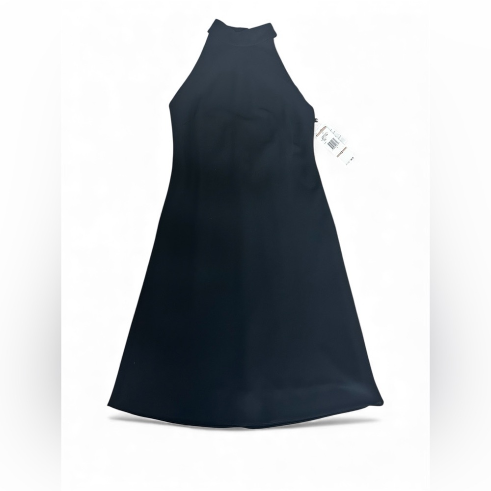 Evan Picone Elegant Black Backless Dress